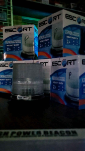 Lampu LED Rotari Blitz Escort 6 Mode Xenon Light 12-24 Volt