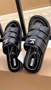 รองเท้าแตะ VEECOแบบสวมผู้ชาย 🔸รุ่น MO-32🔸 สีดำ พื้นยางPvc สไตล์แฟชั่น