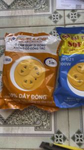 Ổ cắm quay di động 100% dây đồng nhựa ABS chống cháy Sofaco