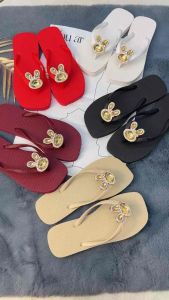 San San Dép Kẹp Du Lịch THỎ THỊ TRẤN Dễ Thương Êm Chân Tiện Lợi Dép Nữ Xỏ Ngón 4 Màu Xinh