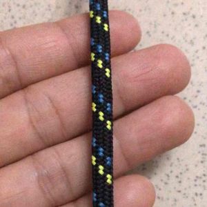 10 mét - Dây Dù dẹp 5mm phối 3 màu dùng làm sp macrame trang trí cố định đồ vật