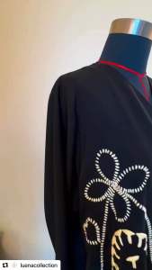 Dubai Handmade Abaya - Premium Fabric Distinctive Design Matching Inner Dress & Scarf Authentic Craftsmanship Exceptional Quality