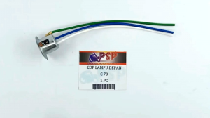 Cop Lampu Depan C70 - Pitingan / Fitting / Soket Dop Depan HONDA ASTREA / C70 / C700 / C800