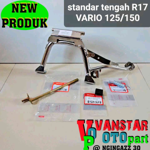 STANDAR TENGAH RING 17 VARIO 125 OLD/NEW VARIO 150 OLD/NEW CHROME LENGKAP