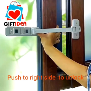 GIFTIDEA Multifunction Window Safety Lock Home Baby Security Protection Anti-Open Fall Adjustable Window Buckle Sliding Door Limit Holder