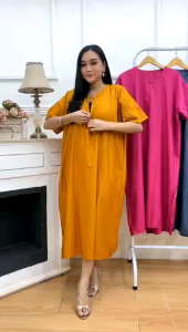 DASTER RAYON JUMBO POLOS Best Seller Premium model dan warna kekinian bahan rayon berkualitas dari pekalongan