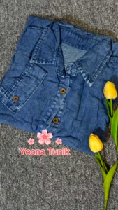 Vira Jessica Blouse Celia Betsy Yoona berly vella flowry blouse tunik jeans atasan wanita jeans terbaru