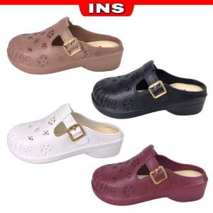 INS 💖 36-40 Women Fashion Slip-on Casual Soft Lightweight Sandal Kasut Sarung Tutup Depan Wanita Perempuan Ringan Lembut