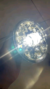 Daymaker 16 LED uk 575 inch Fullset Batok Vanvan Crom + Kupingan CNC AS 31 Dan 33