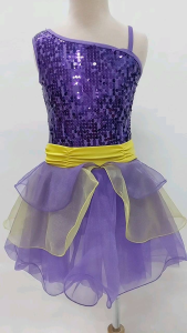 READY STOCK Kids Children Dance Wear Jazz Hip Hop Glittering Costume Stage Performance Outfit Ballet Tutu Dance Wear K-POP
