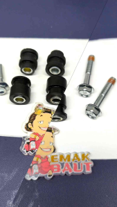 Paket 1 Set KARET Bos Dudukan Box Filter YAMAHA N MAX AEROX LAXSI + Baut bisa Cod