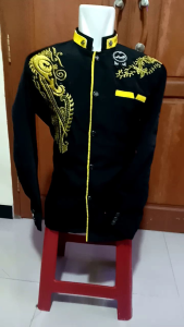 jasco hitam lis kuning bordil