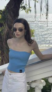 DAILY SQUAD SUMMER TANK เกาะอกผ้าทอ ของชื่อ knit cotton yarn 100%