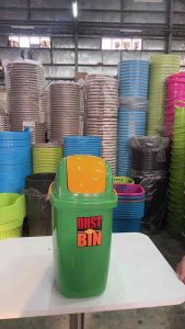 (Set of 2) Mini Dust Bin Colored