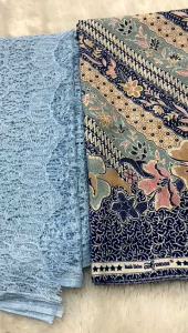 KAIN PAKET BRIDESMAID BROKAT RENDA+BATIK/KAIN METERAN/BAHAN METERAN