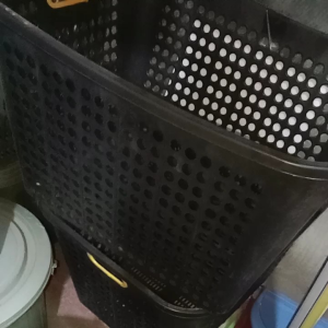 Keranjang Pajero Warna Hitam/keranjang loundry serbaguna