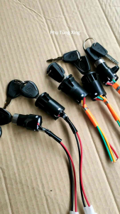 ổ khóa đầu điện xe điện khóa xe đạp điệnphụ tùng phụ kiện xe đạp điện xe máy điện