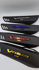 Cover Knalpot Semua Motor Vario Plus Emblem Akrilik Vario 110 - Tameng Knalpot Semua Series Honda Vario Universal