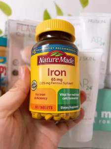 Viên Uống Bổ Sung Sắt Iron Nature Made Iron 65 mg loại 365 Viên Của Mỹ