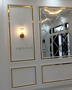 Kaca Cermin Bevel: Variasi Desain Interior & Custom Ukuran