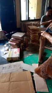 Master Jati tempat pisau dinding rak pisau kayu jati