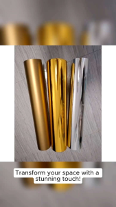 PVC Gold silver Matte Vinyl Wrap Car Sticker Decal with Air Release DIY Styling