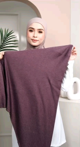 Saiz 5XL Tudung Sarung Labuh Denim Berdagu Awning Lembut / Handsock Umrah