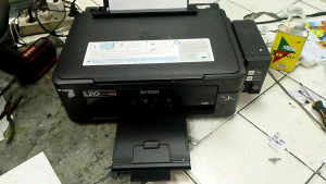 kosongan printer Epson L210 tanpa head tanpa tinta tanpa tray tanpa kabel