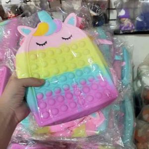 Tas Ransel Pop It Anak Unicorn Viral (Tas Anak)