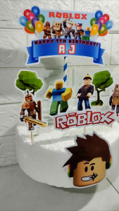 Rob lox Cake Topper !NEW! (High-quality Personalize Ready-to-use)