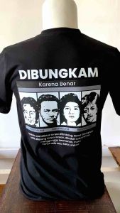 Reformic Tshirt Edisi Dibungkam / Kaos kritik / Kaos Politik / Kaos Kata / Distro