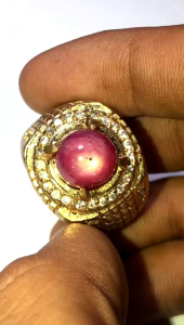 Natural Ruby Star Fatwa Antik