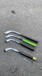 Pisau sadap karet unggul/pisau deres baja per gulung/per keong original