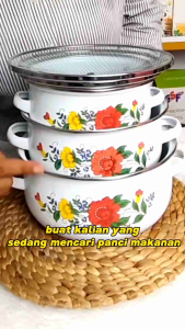 PANCI KEMBANG SET 3 in 1 - PANCI ENAMEL SET 3 in 1