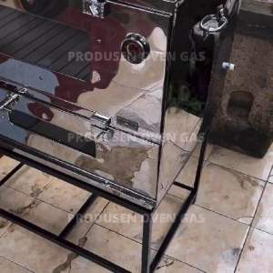 OVEN GAS STAINLES 120X55x70