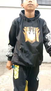 setelan anak free fire 2in1 kaos celana anjel baju kaos switer angel freefire terbaru calca heroic grandmaster terbaru usia 5-14 tahun