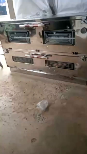 Oven gas oven stainless steel 120x55x64 dengan tungku free packing kayu mutiara citra