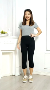 Celana Legging Polos Pendek Wanita Ukuran 7per8