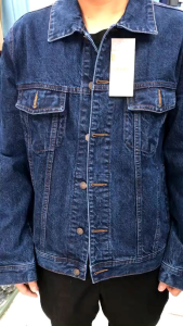 Áo khoác bò nam Trung Niên. Áo khoác jean nam. Áo bò đai. Áo bò 7 Mảnh