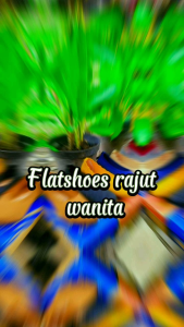 flatshoes rajut import wanita murah meriah