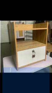 Tủ Đầu Giường Có Khoá  Kệ Đầu Gường Có Khoá Gỗ MDF Phủ Melamin Bền Đẹp