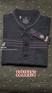 Kemeja Anak Lengan Panjang Variasi Bordir & Berkancing