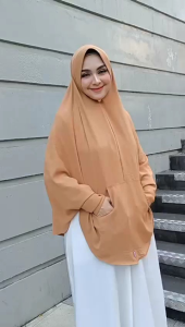 Alsha jumbo bergo tangan lengan tyara hijab premium