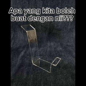 [Ready Stock !!!] Type B - Acrylic Shoes Display Shelf - Shoes support stand