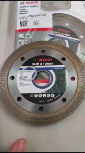BOSCH Diamond Wheel Mata Gerinda Potong Keramik Granit Marmer BOSCH Basah Kering Dry Wet 4 inch 105mm slim X Turbo Batik
