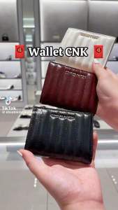 Ví Nữ CNK Gân 3 Màu Xinh {Fullbox} Size 11cm (Auth Tuồn)