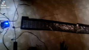 LAMPU STROBO RUNNING TEKS 7 BARIS