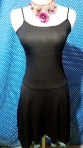 OL (OVERALL) MINI DRESS HITAM(GGPX) 368