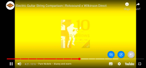 6-String Electric Guitar Strings - Roto Sound No.R10 Nickel on Steel - สายกีตาร์โรโต้ซาวด์