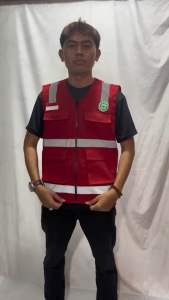 Rompi safety|rompi k3|rompi proyek|rompi lapangan|rompi safety merah